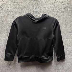 New Balance Hoodie Boys Size 7 Black Tech Fleece Pullover Hoodie Size 7